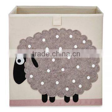 Fabric closet organizers storage cube, Sheep storage box foldable