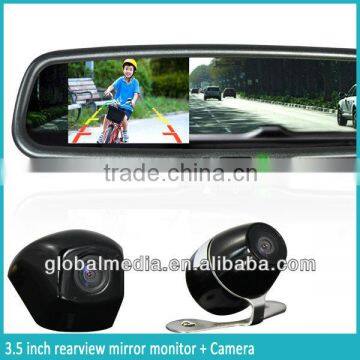 3.5" auto-dimming rear view mirror with compass and temperature special for any car