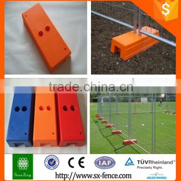 Throng segregate bridge foot removable fencing temporary fence