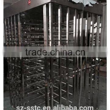 Access control security full height turnstile gate