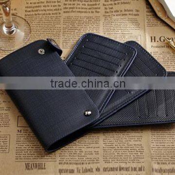 Best Quality Cow Hide Leather Practical Pocket Credit Card Case Holder photo-6