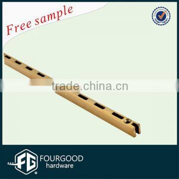 Wall aluminum upright for shop fitting