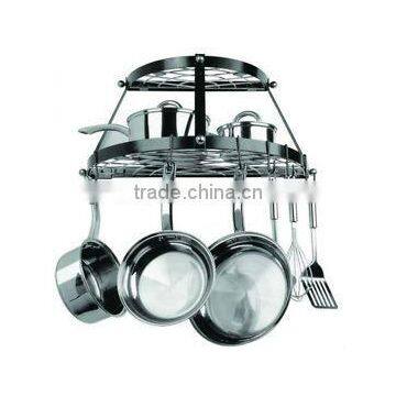 PF-PR014 Stainless steel Kitchen hanging pot rack