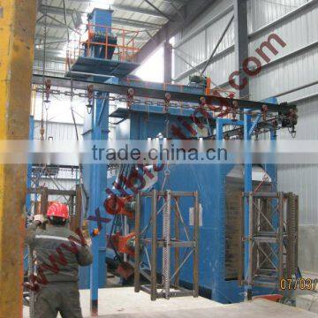 High Quality Tower Crane Shot Blasting Coating Production Line