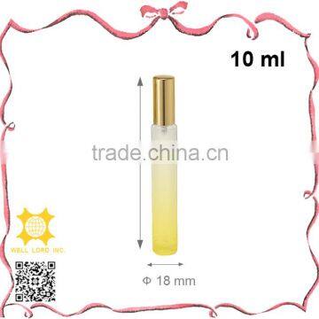 Travel use spring daisy glamorous golden cap glass perfume atomizer