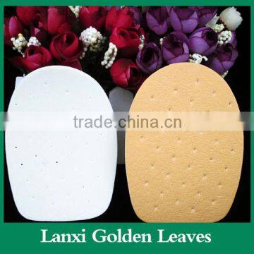 Leather latex half- shoe pad insole with hole breathable insole for shoes