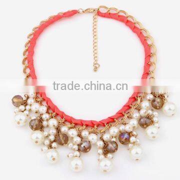 Top Quality Pearl Choker Collar Vintage Pendant Statement Necklace Women Necklaces & Pendants Fashion Necklaces for Women 2014 photo-4