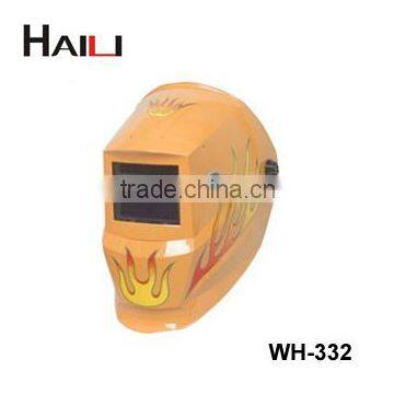 Fire decal Auto Darkening Solar Power industrial Welding Helmet (WH-332)