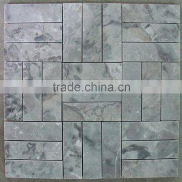 Polished marble mosaic