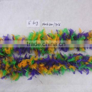 party decoration mardi gras feather boa