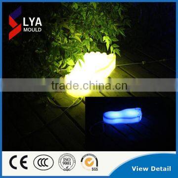 2016 New Styles LED Decorative Garden Park Night Lights Floor Tiles For Adults Color Changing PE Foot Shapes Lamp Sizes photo-3