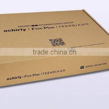Brown corrugated paper box for express