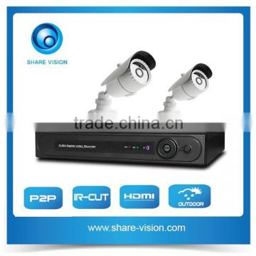 Chinese Factory NVR CCTV System 4 channel NVR&720P IP camera