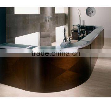 professional reception counter design with MDF