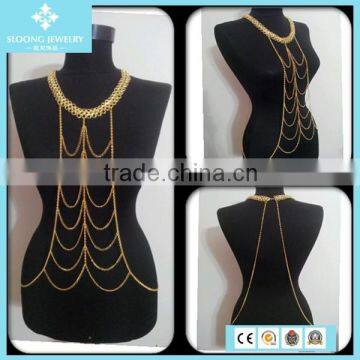 Gold Filled Body Belly Chain Jewelry Factory