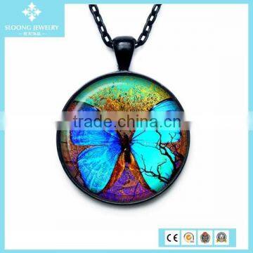 925 Silver Black Plated Glass Pendant With Carrot photo-2