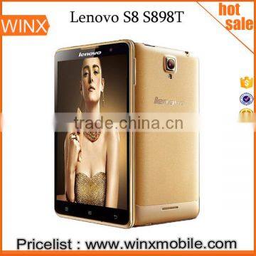 Wholesale Best price Lenovo S8 S898t MTK6592 Octa Core 5.3 inch Android 4.2 2GB RAM 16GB ROM 13MP Mobile Phone