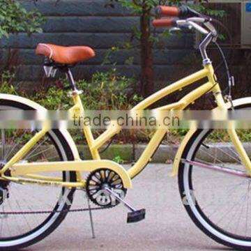 26inch 7speed beach cruiser bicycle/lady beach cruiser bicycle/girl beach cruiser bicycle