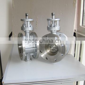 ss304 hard seal flange butterfly valve