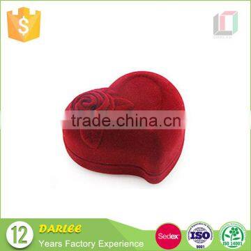 China supplier custom printed heart shape jewelry box