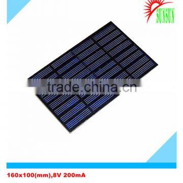 PET laminated 8V 200mA solar panel