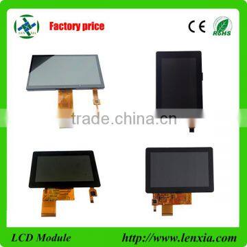 China supply 1.4'', 2.0'', 3.5'', 4.3'', 5'', 7'',10.1'' lcd touch screen display