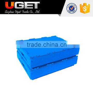 With Conduplicate Lid High Quality Plastic Square Stackable Package Crate