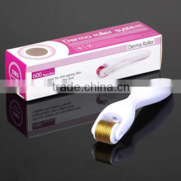 Hot selling 600 needles replaceable magic derma roller hyaluronic acid serum derma skin dermaroller