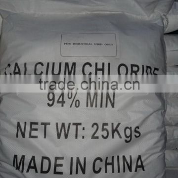 High quality of Calcium chloride 94%min mainly using in oil drilling field