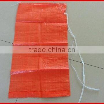 50kg Durable PP Woven Sand Bag sand bags with string for flooding and construction