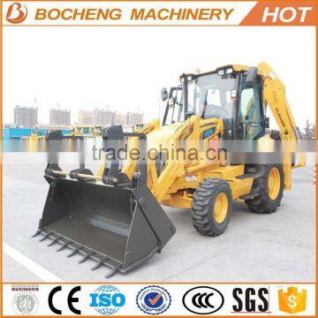 Low-emission FLB468 LOVOL 70KW 1.0CBM Side Shift Multifunctional Four Wheel Drive Compact Tractor Backhoe photo-5