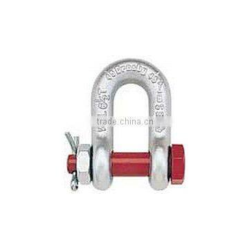 galvanized bolt type anchor d shackle