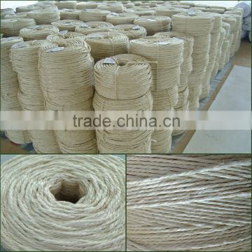 Bleached and no oil sisal rope