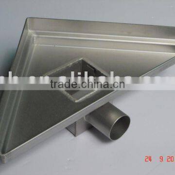 stainless steel triangle floor drain for barthroom/kichen