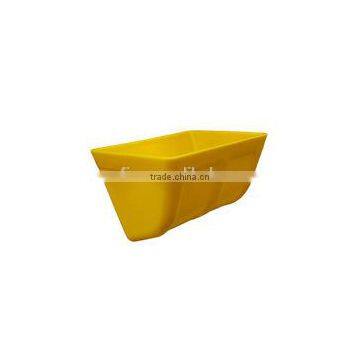 DS Bottom Bucket clear bottom bucket cheap plastic elevetor buckets