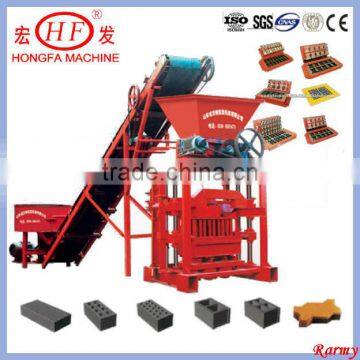 QTJ4-35B2 interlocking concrete block making machine