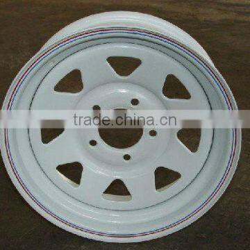 directional trailer steel wheel