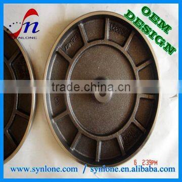 2017 customized iron cover with sand casting