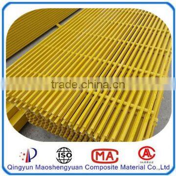 Glass fiber grille platform/floor gully grating/car wash grate floor