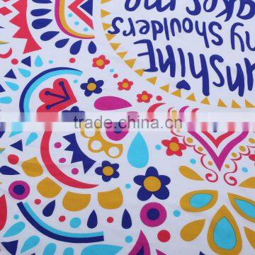 Diameter 57.09inches Printed Beach Towel Round Pad Mat Microfiber Fabric Breathable Mat For Beach Camping Outdoor Activities photo-5