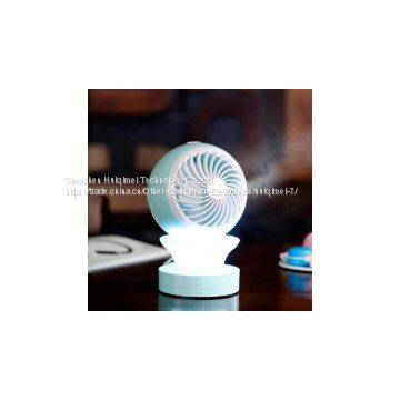 Dingdang conditioner fan Mini Misting USB Led Night Light Fan