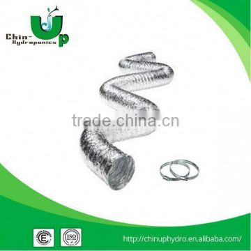 Ventilation 4'5'6'8'10'12 aluminum duct with 2 clamps/air conditional aluminum ducting/ventilation pipe