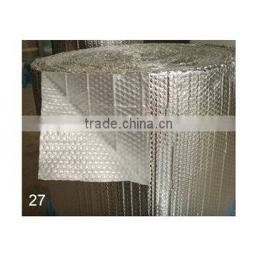 Bubble wrap aluminum foil heat insulation material for building