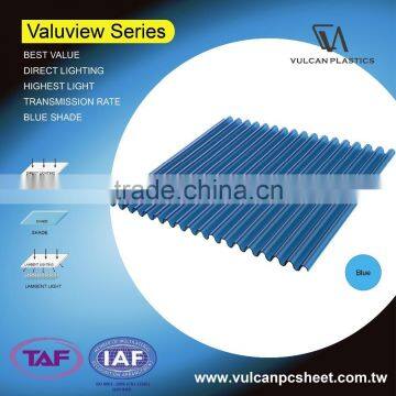 Plastic Polycarbonate Solid/ Corrugated Sheets (Valuview Blue Series) photo-4