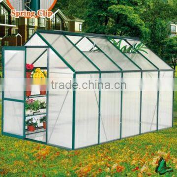 Aluminium walk-in greenhouse