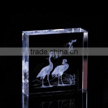 2016 wholesale 3d crystal laser engraving gifts