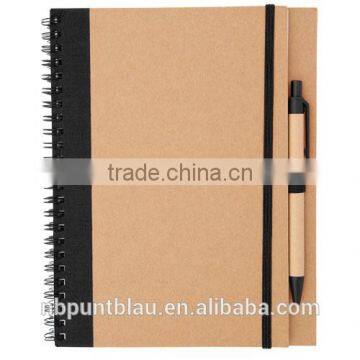 Recycled Cardboard Ecofriendly Block-notes With Ballpen 65pages photo-2