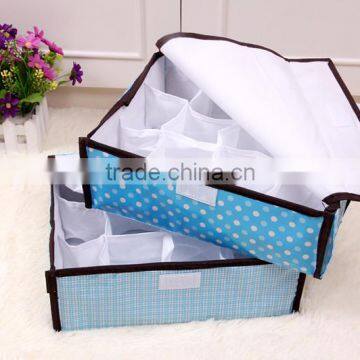 N492 Household Non Woven Box Foldable 12 Grid Storage Box photo-6