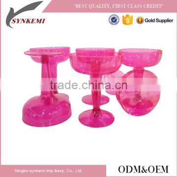 2oz Plastic wine glass cup