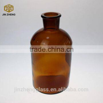China Suppliar Narrow Mouth 1000ml Amber Glass Reagent Bottle photo-3